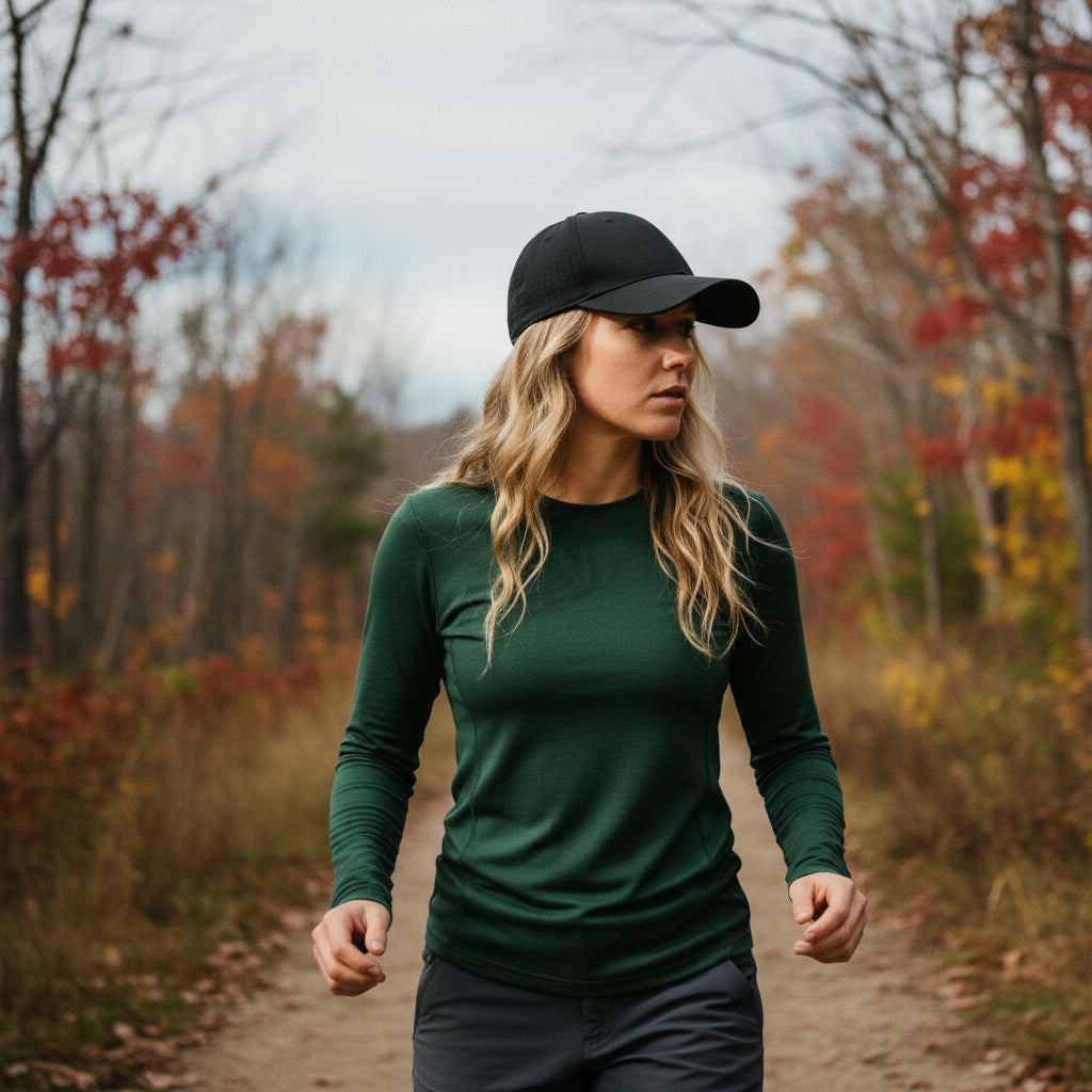 秋の運動時の汗冷え対策