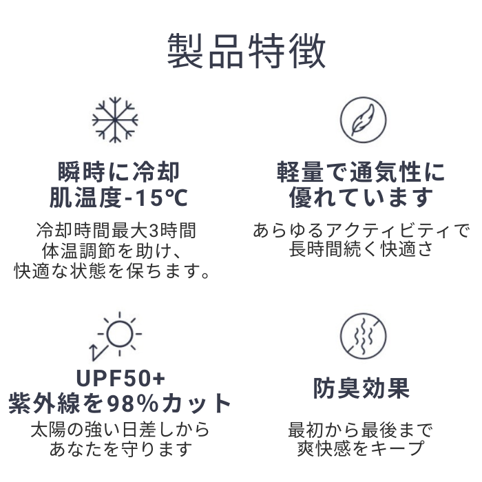マックスプラスクーリングタオル - 肌温度-15℃ 3時間冷却 熱中症対策 マックスプラスクーリングタオル - 肌温度-15℃ 3時間冷却 熱中症対策