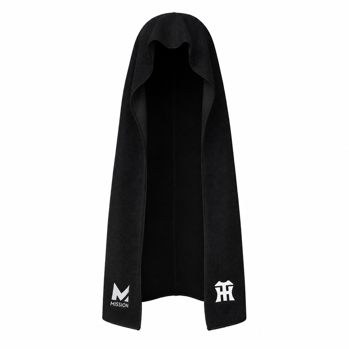 【阪神タイガース×MISSION】クーリングフーディータオル - 肌温度-15℃ 2時間冷却 熱中症対策 日焼け防止 スポーツ観戦