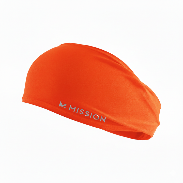 テーパードヘッドバンド - 汗をかいてもサラッとドライ、運動後の汗冷えを防ぐ吸汗速乾ヘッドバンド