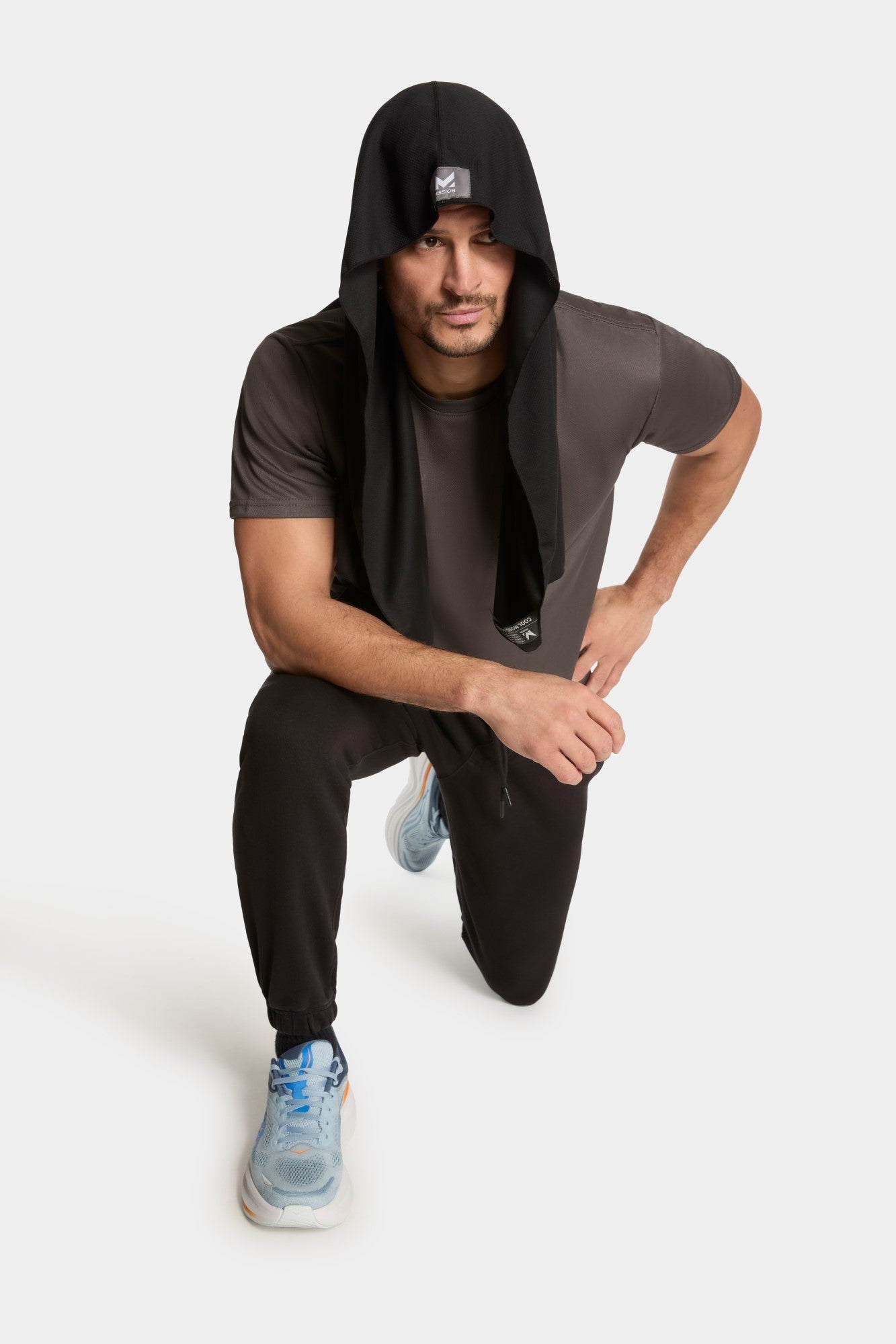 フーディータオル - UPF50で紫外線も防げる、汗をかいてもサラッと