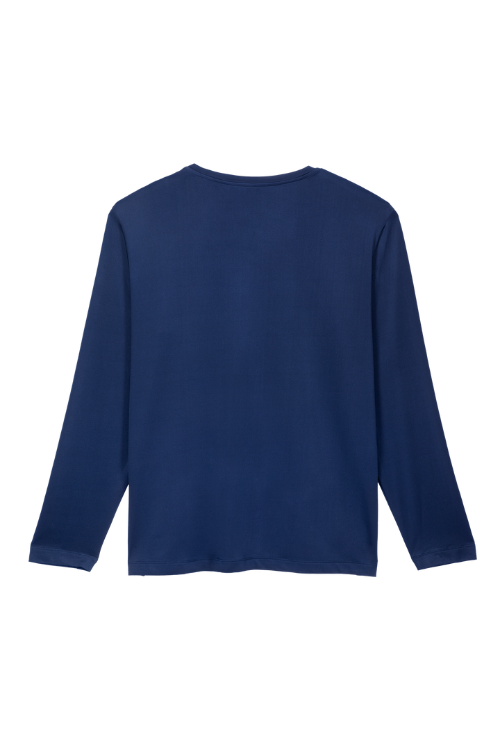 ロングスリーブ パフォーマンスTシャツ - 肌温度-15℃が2時間持続する冷却シャツ 柔らかく優しい肌触りで、寝苦しい夜も涼しく過ごせる